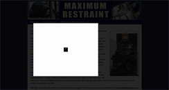 Desktop Screenshot of maximumrestraint.com